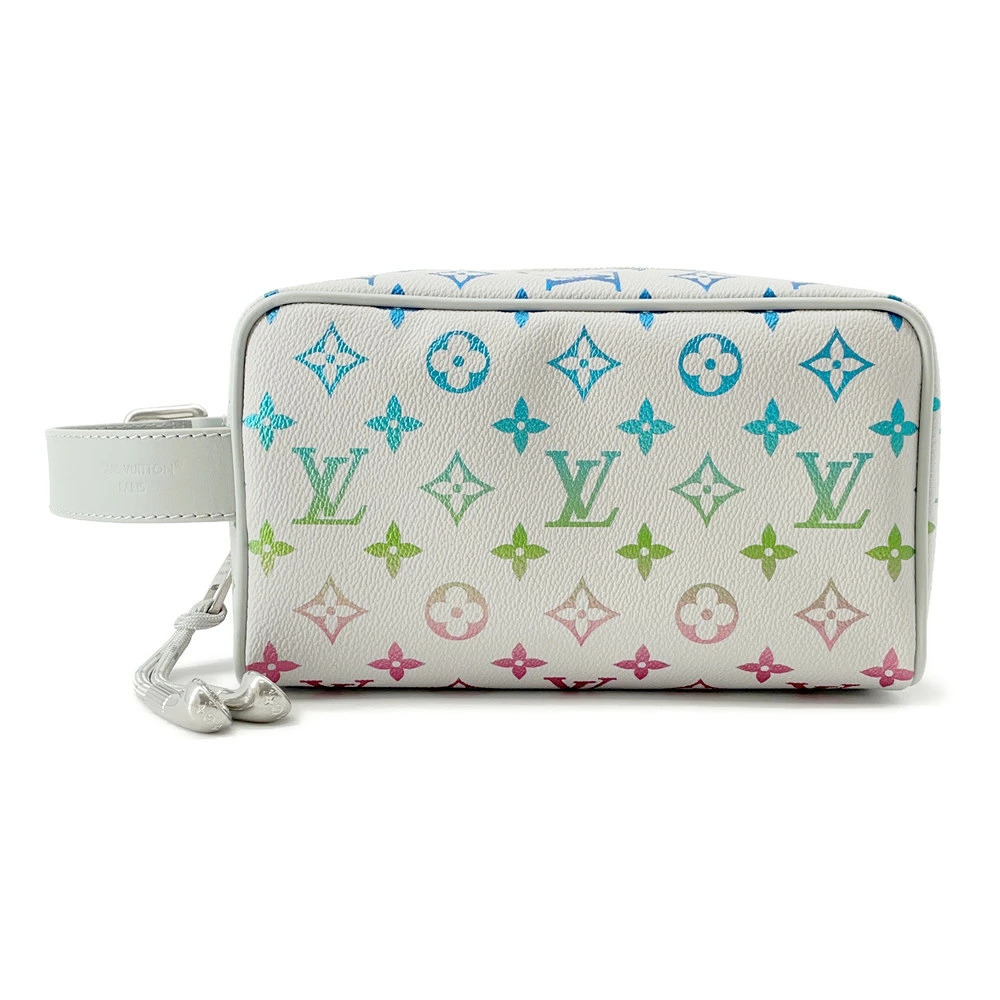 Louis Vuitton Clutch Bag Monogram Iridescent Locker Dopp